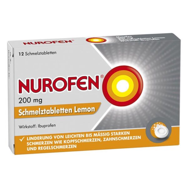 Nurofen Schmelztabletten 200 mg Lemon
