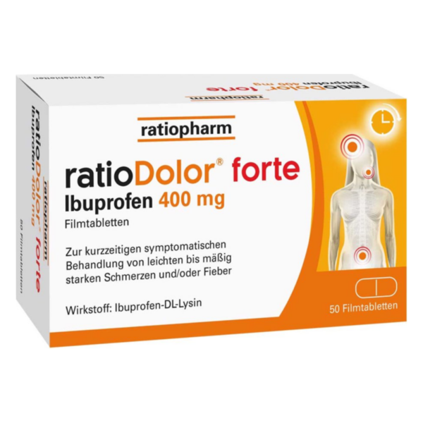 ratioDolor® forte Ibuprofen 400mg