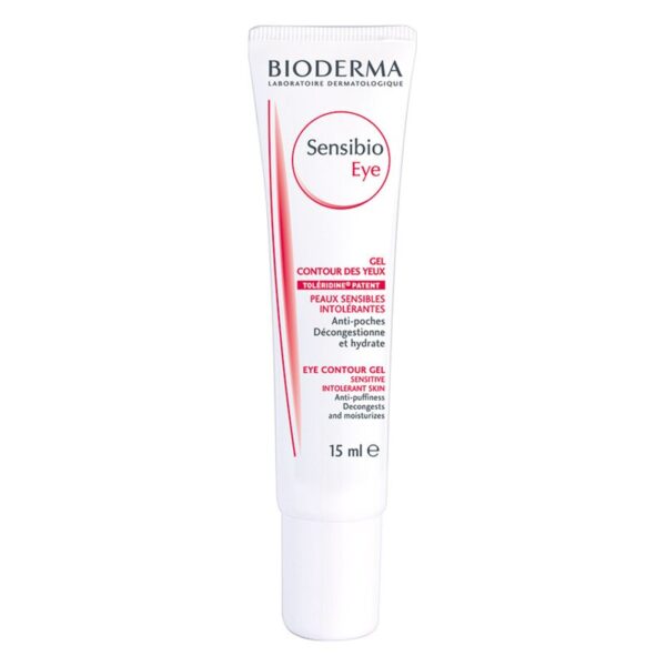 Augenpflegegel in einer 15 ml Tube zur Beruhigung und Hydratation empfindlicher Haut um die Augen.